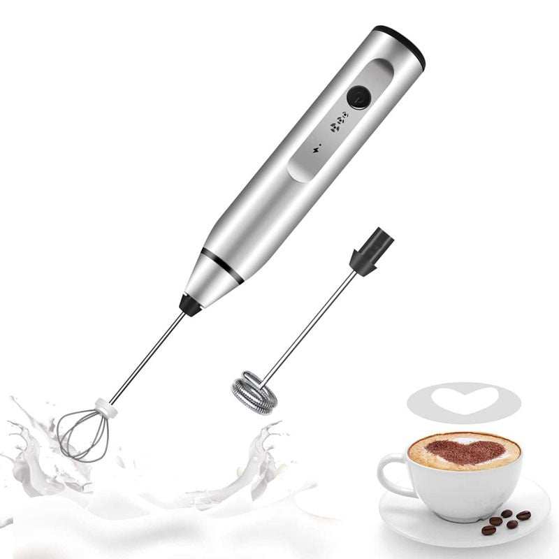 Hand Mixer Milk Frother for Coffee - Handheld Foam Maker for