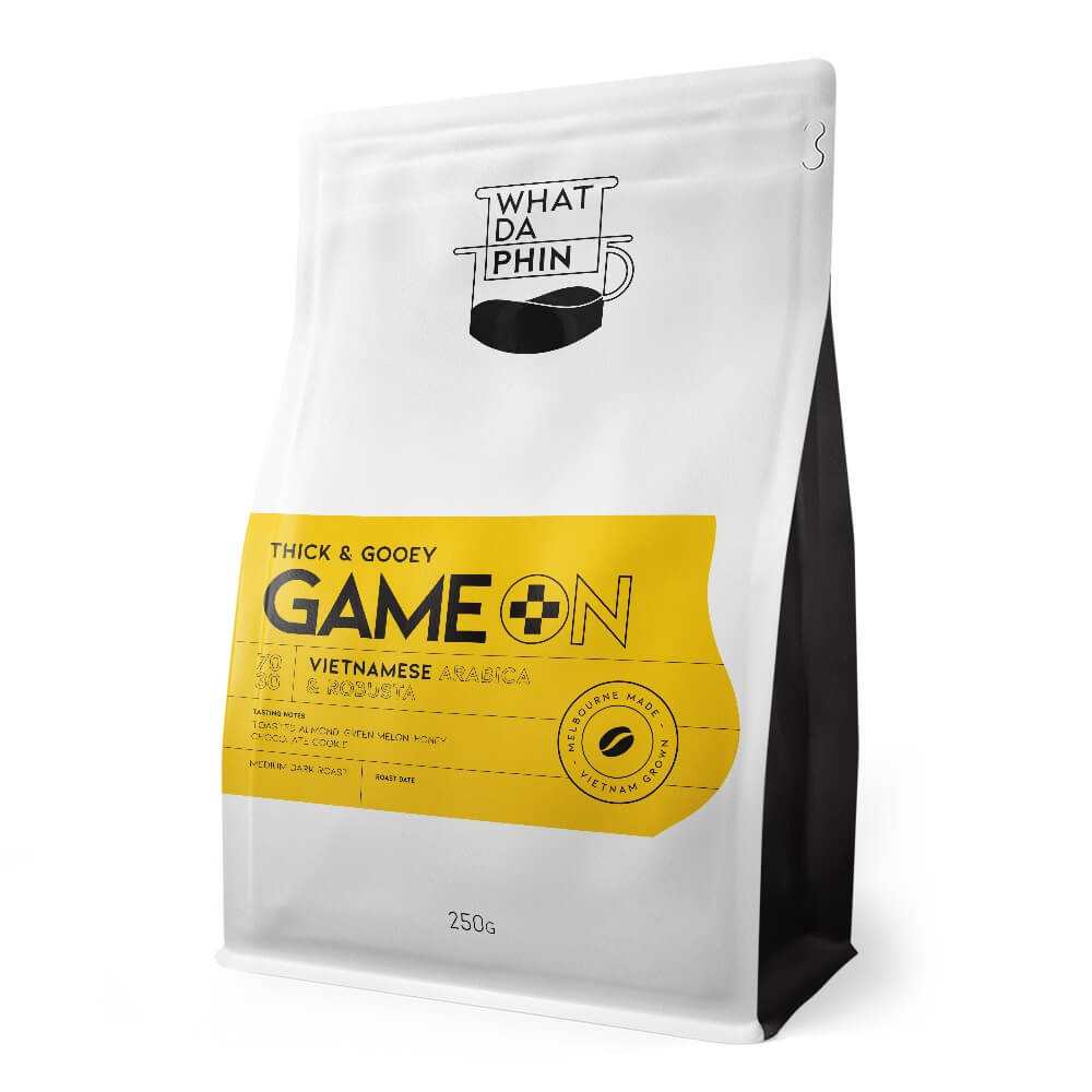 Vietnamese Coffee Beans - Game On (Signature Blend) - 1kg / Whole Bean - What Da Phin | Vietnamese Coffee Roasters