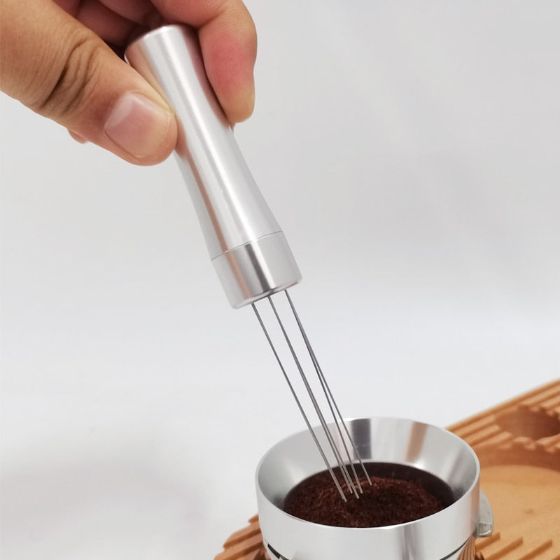 WDT Tool - Espresso Coffee Distribution Needles - Silver Distributor - What Da Phin | Vietnamese Coffee Roasters