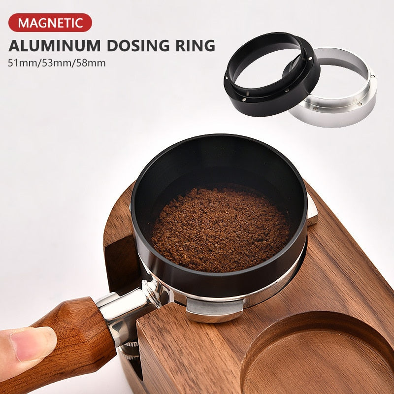 1pc Magnetic Coffee Dosing Ring Coffee Accessories 58mm 53mm 51mm Dosing  Funnel For Office Coffee Lovers Home, High-quality & Affordable
